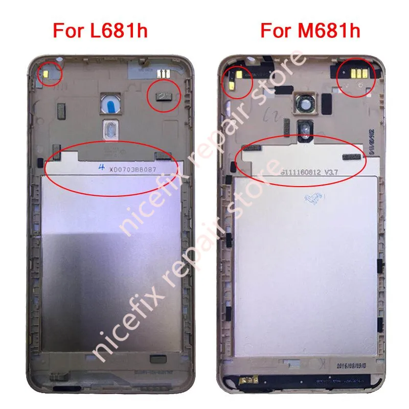 Новая задняя крышка батарейного отсека 5 дюйма чехол для MEIZU M3 Note L681 M681 с