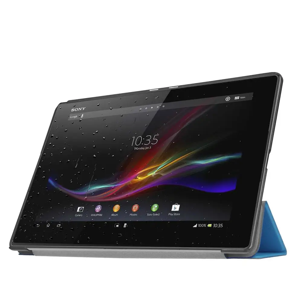 Роскошный кожаный чехол для Sony Xperia Z4 Tablet 10 1 SGP771 с откидной подставкой из
