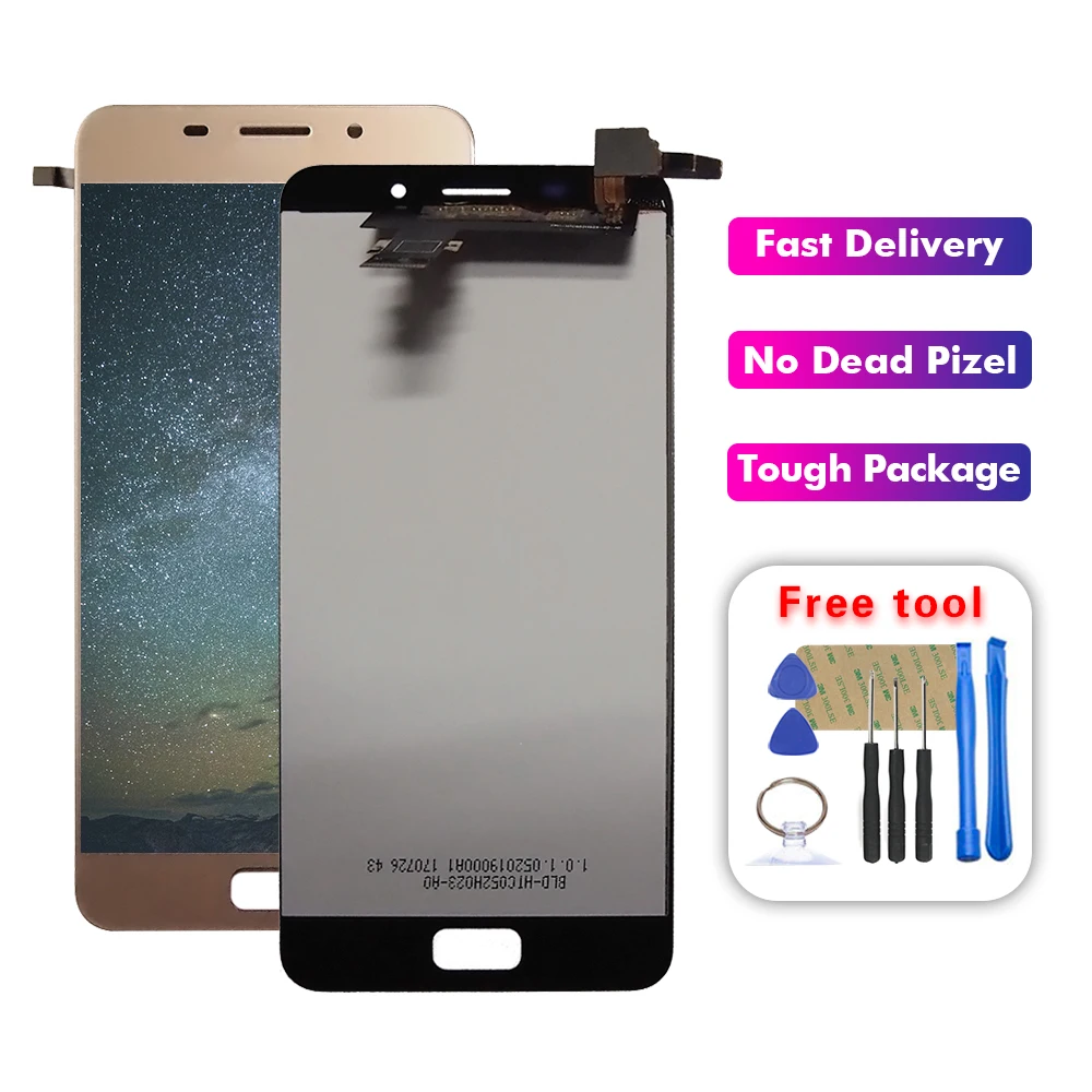 Для asus zenfone 3s max ZC521TL X00GD ЖК-дисплей сенсорный экран дигитайзер стекло сборка для asus Peg asus ZC 521TL дисплей