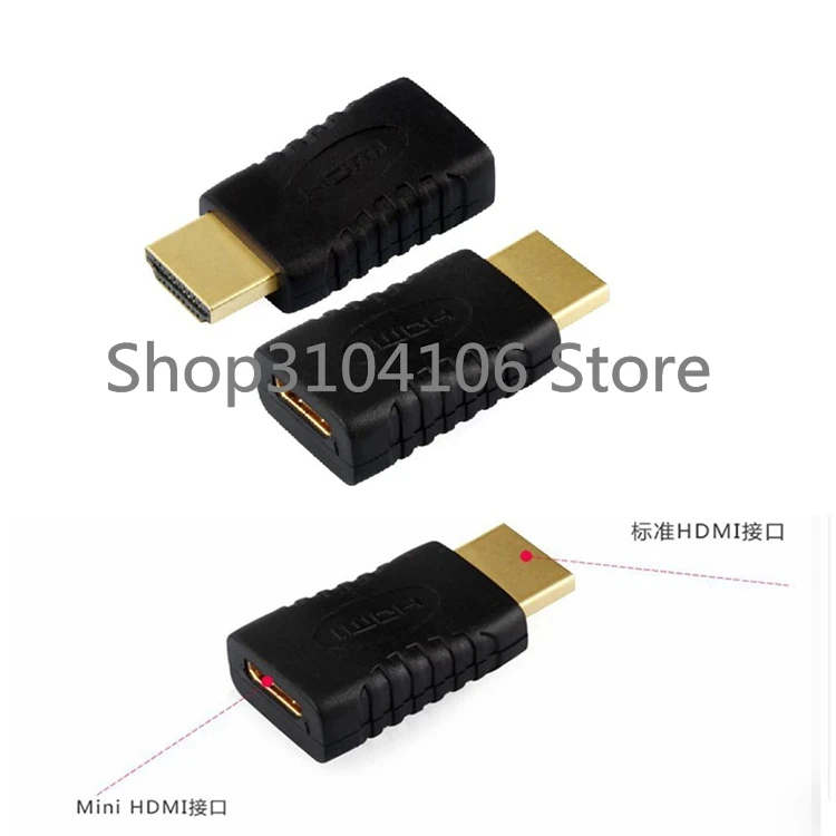 Мини HDMI-совместимый с женским и мужским разъемами HDMI F/M HDTV позолоченный Кабельный