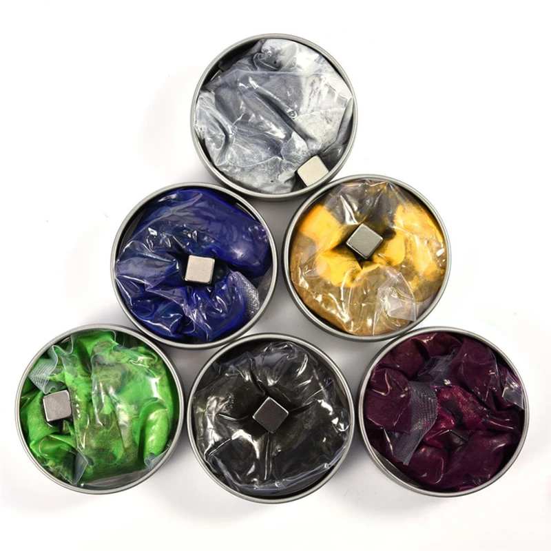 6 цветов ручное моделирование глина шпатлевка пластилин магнитные игрушки для