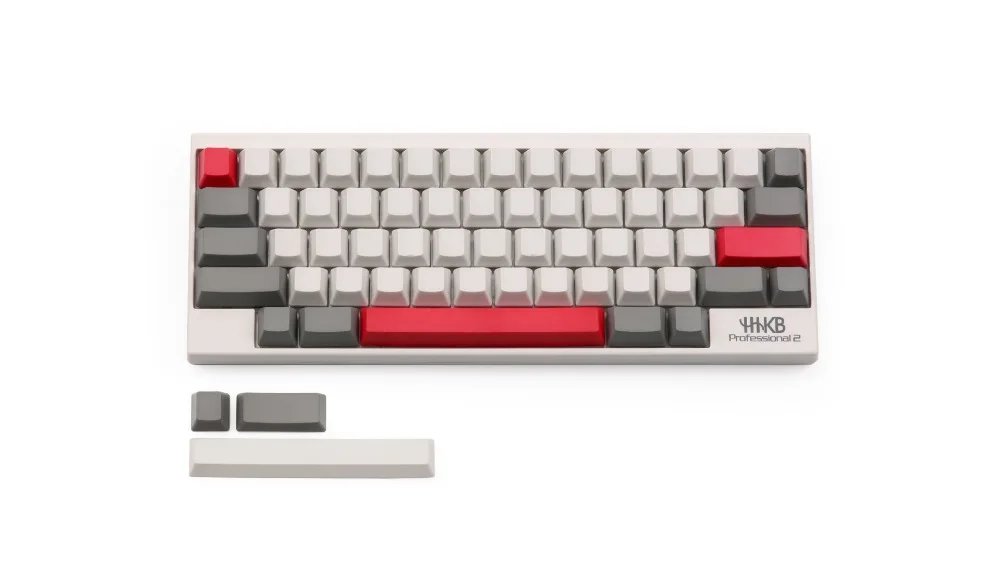 EC пустой серый и молочный keycap PBT OEM 63 ключи в красный Esc введите пробел для Topre ANSI макет электростатического емкостная клавиатура