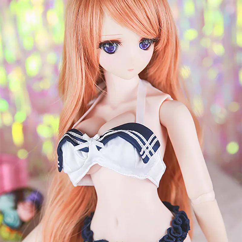 Платье кукла Cateleya BJD 1/3 SDGR DD синее нижнее белье пляжный бикини костюм