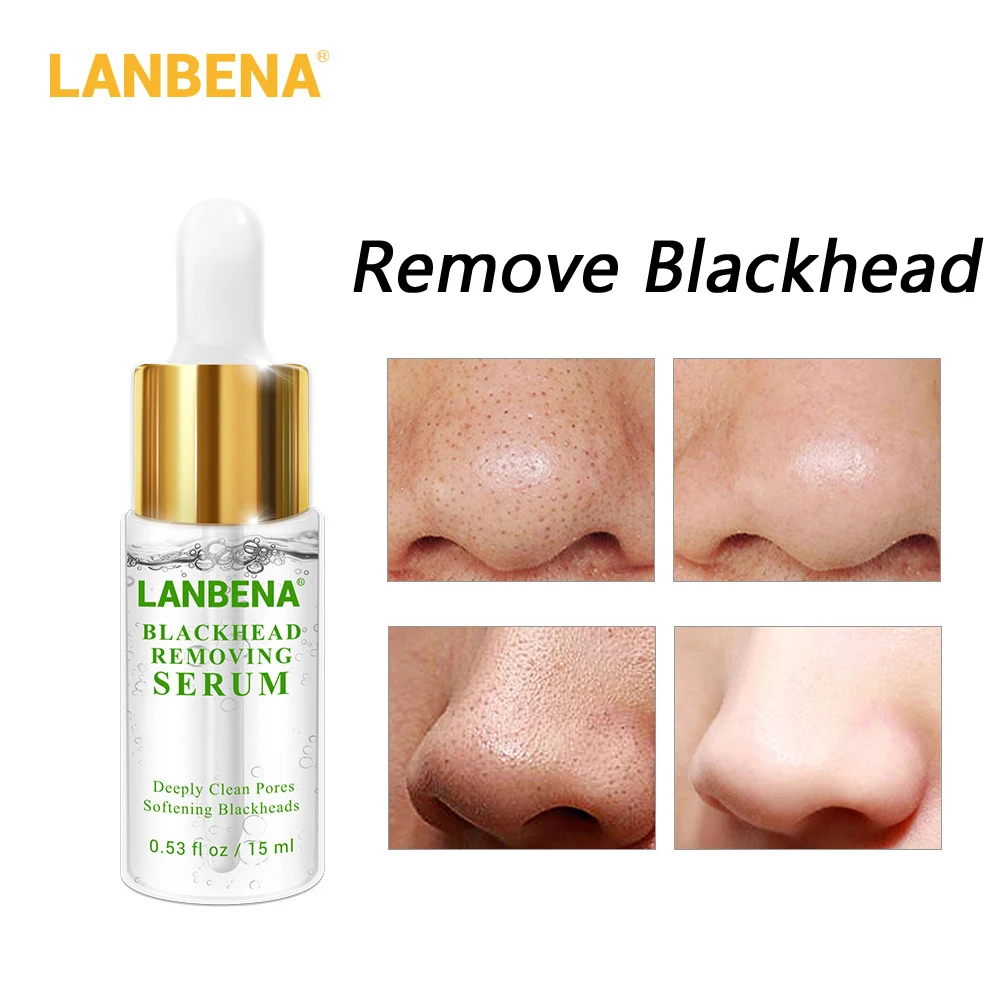 Сыворотка для удаления черных точек LANBENA эссенция сокращения пор глубокое