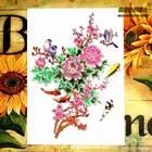 SHNAPIGN Цветок Птица Рыба Временный Тато боди арт флэш тату наклейки 12*20 см водонепроницаемый хна Стиль Домашний Декор стикер на стену