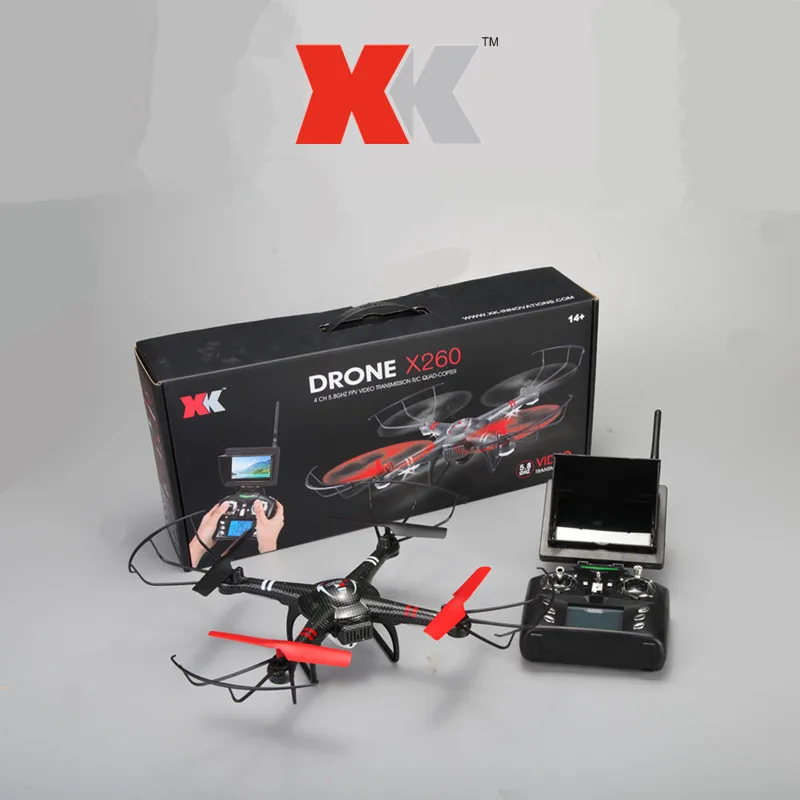 Радиоуправляемый вертолет X260 5.G FPV Дрон 4 канала 6 осевой гироскоп Безголовый