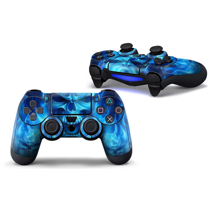 Красный череп виниловая кожа Наклейка для PS4 наклейка на контроллер для Playstation 4 - Цвет: 4