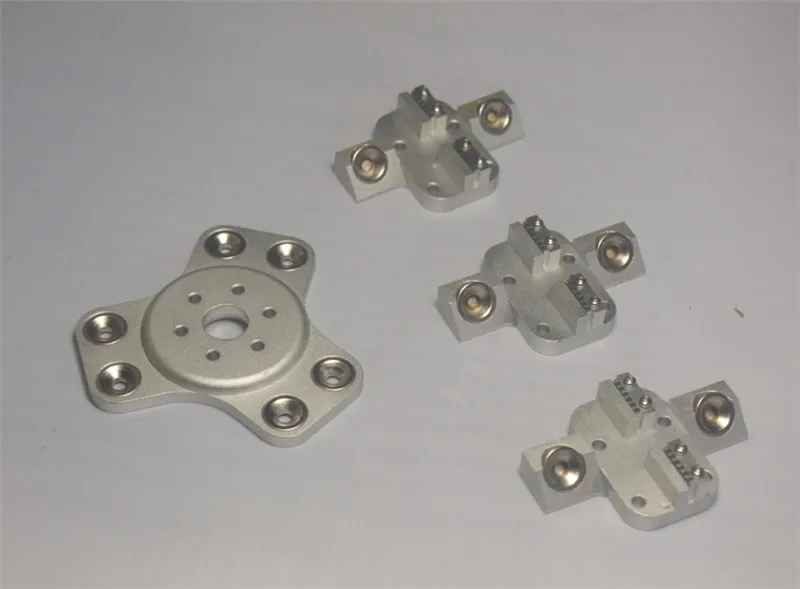 Алюминиевый магнитный эффектор Reprap Delta Rostock Kossel k800 комплект каретки серебристого