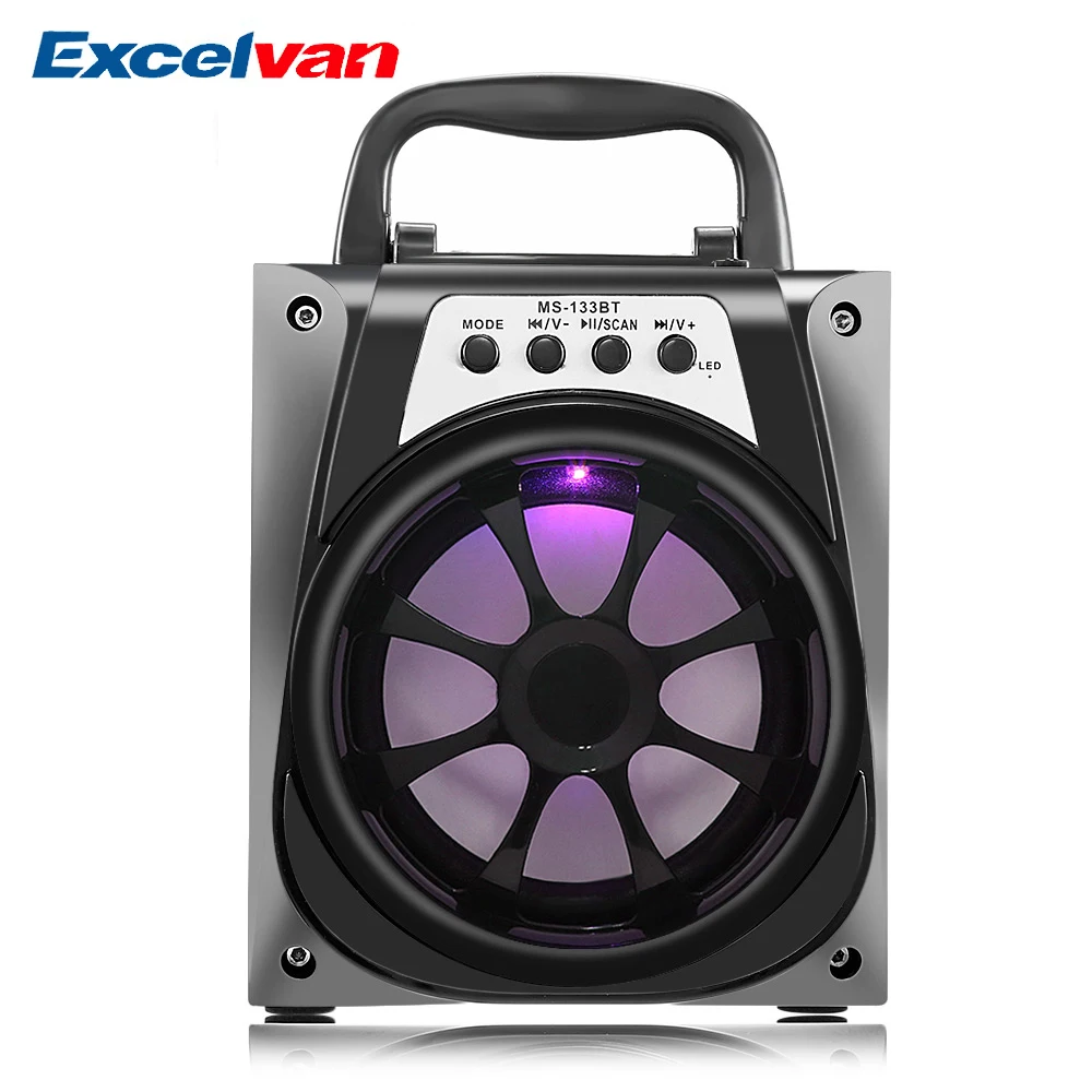 Excelvan MS 113BT беспроводной Bluetooth динамик Портативный 8 Вт Высокая мощность выход