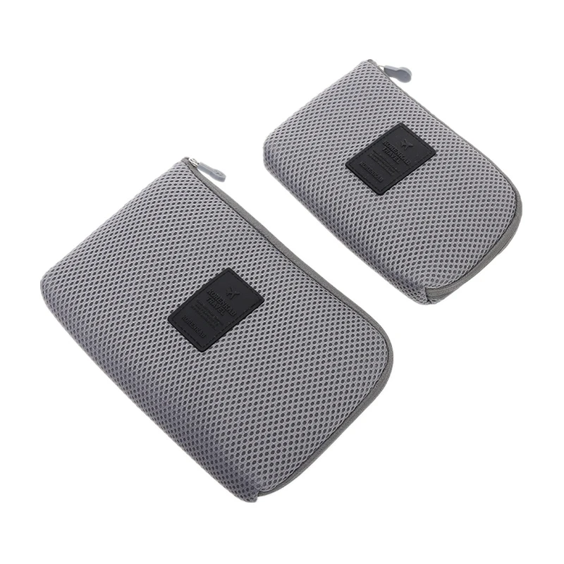 IUX 2 шт./компл. женская косметичка Дамский клатч органайзер сетчатая вставка сумка