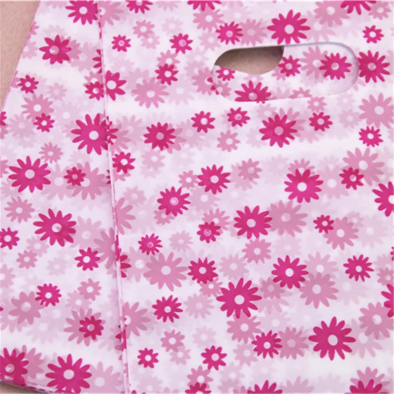2021 New Style Wholesale 100pcs/lot 13*18cm Fashion Gift Packaging Bags With Beautiful Flower Favor Birthday Present | Дом и сад