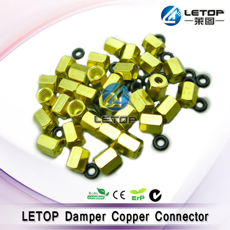 

Eco Solvent Printer Ink Damper Connector O Ring Nut Screw Copper Connector for ink tube 4*2.5mm/3*2mm