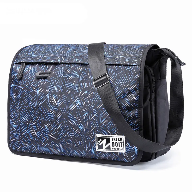 ZZINNA/сумка унисекс Большая вместительная модная Подростковая сумка на плечо