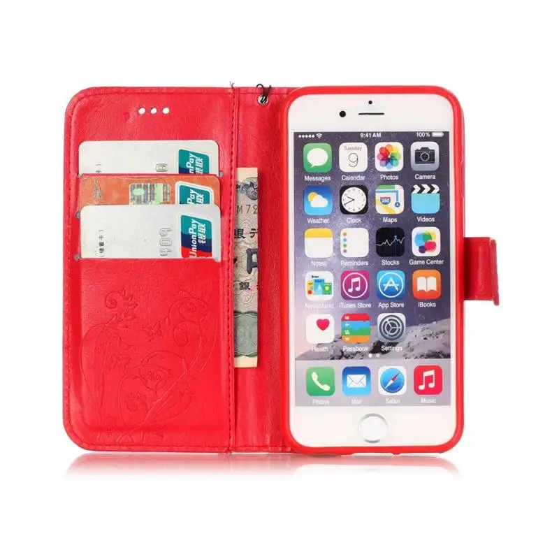 XSKEMP Роскошный кожаный чехол с Цветочным Тиснением откидной защитный для LG K7 Tribute 5