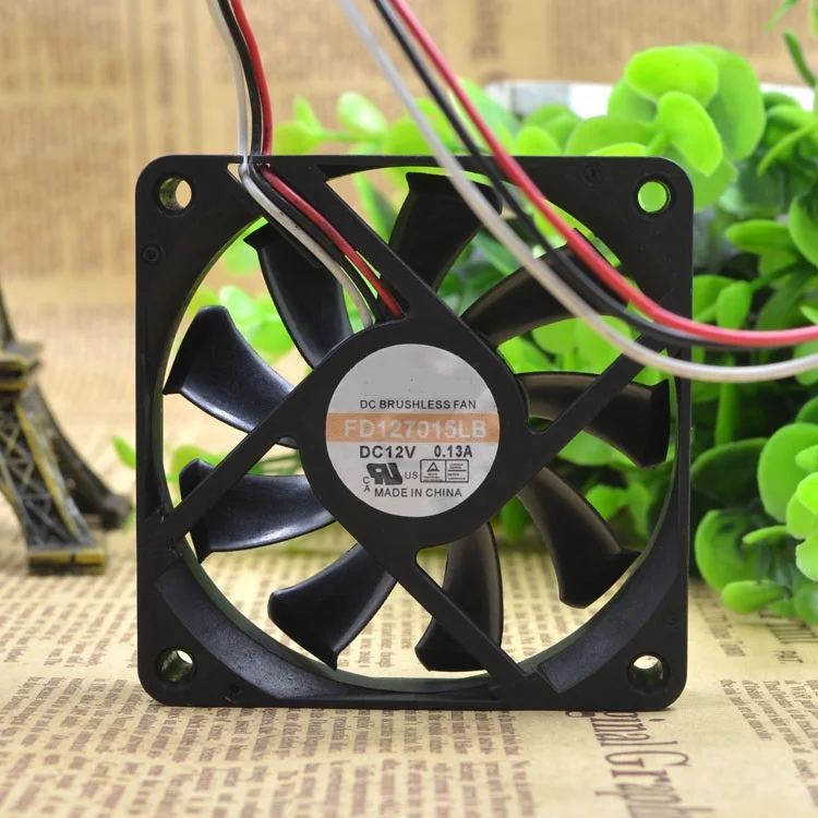 Новый оригинальный 7 см FD127015LB 7015 12В 0.13A бесшумный вентилятор охлаждения|silent cooling