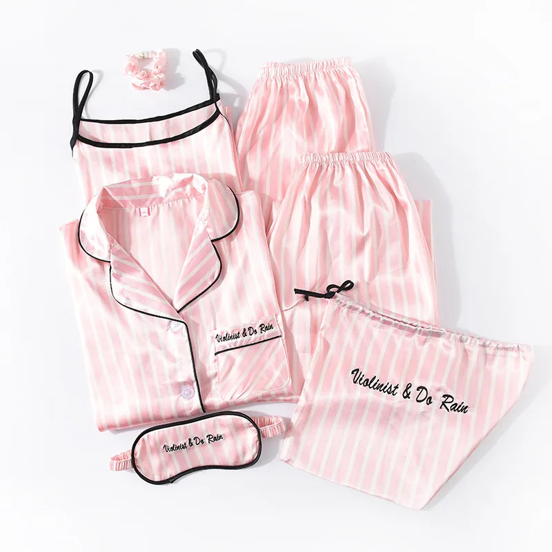MaiJee 7Pic пижамы De Las Mujeres Pijama Mujer Feminino женские Femme Combinaison Pyjama Pigiama Donna|pigiama donna|combinaison