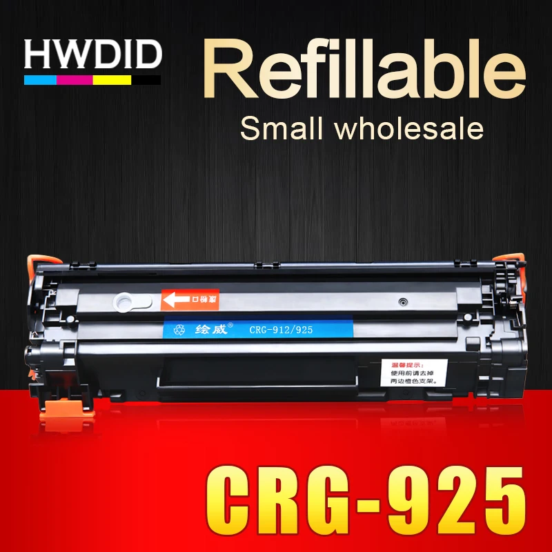 HWDID CRG 925 725 325 112 312 712 912 285a 435a многоразовый тонер картридж совместимый для Canon LBP 6000