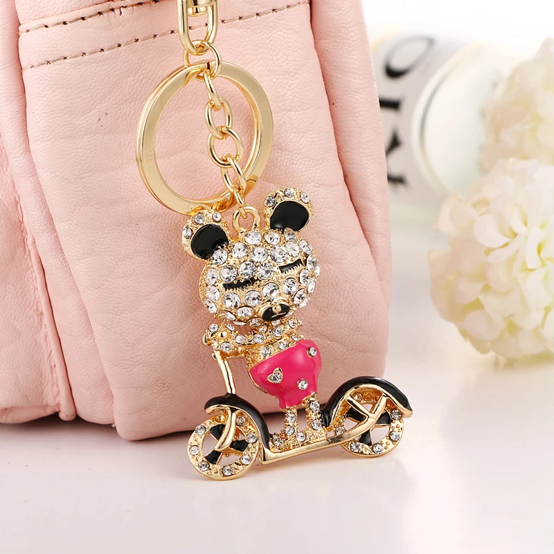 Новинка 2017 модный милый маленький Медвежонок NoEnName_Null брелок для автомобиля