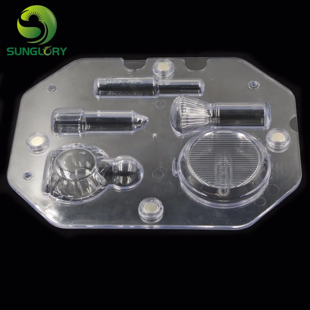 Большая поликарбонатная 3D Косметика сделай сам шоколадная форма стерео помада