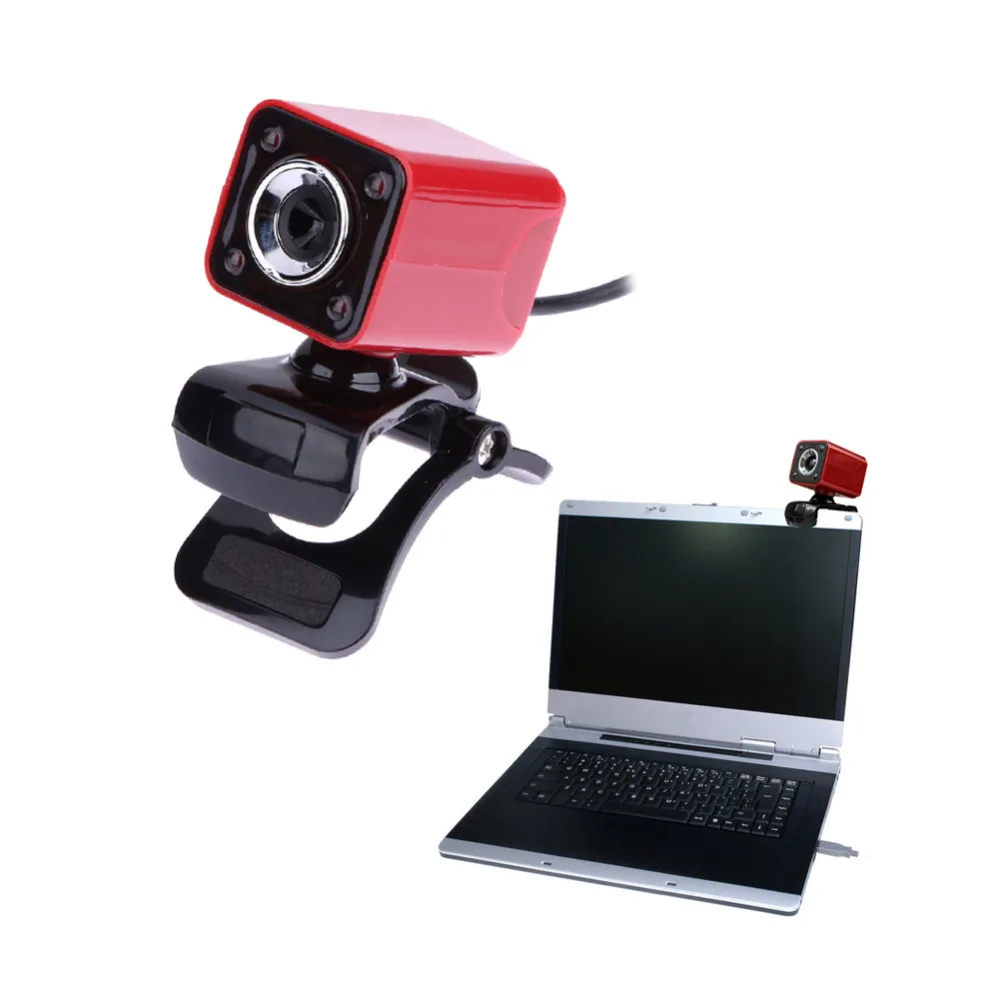 USB 2 0 веб камера Эра высокой четкости HD 12 м пиксель 4 Светодиодный свет