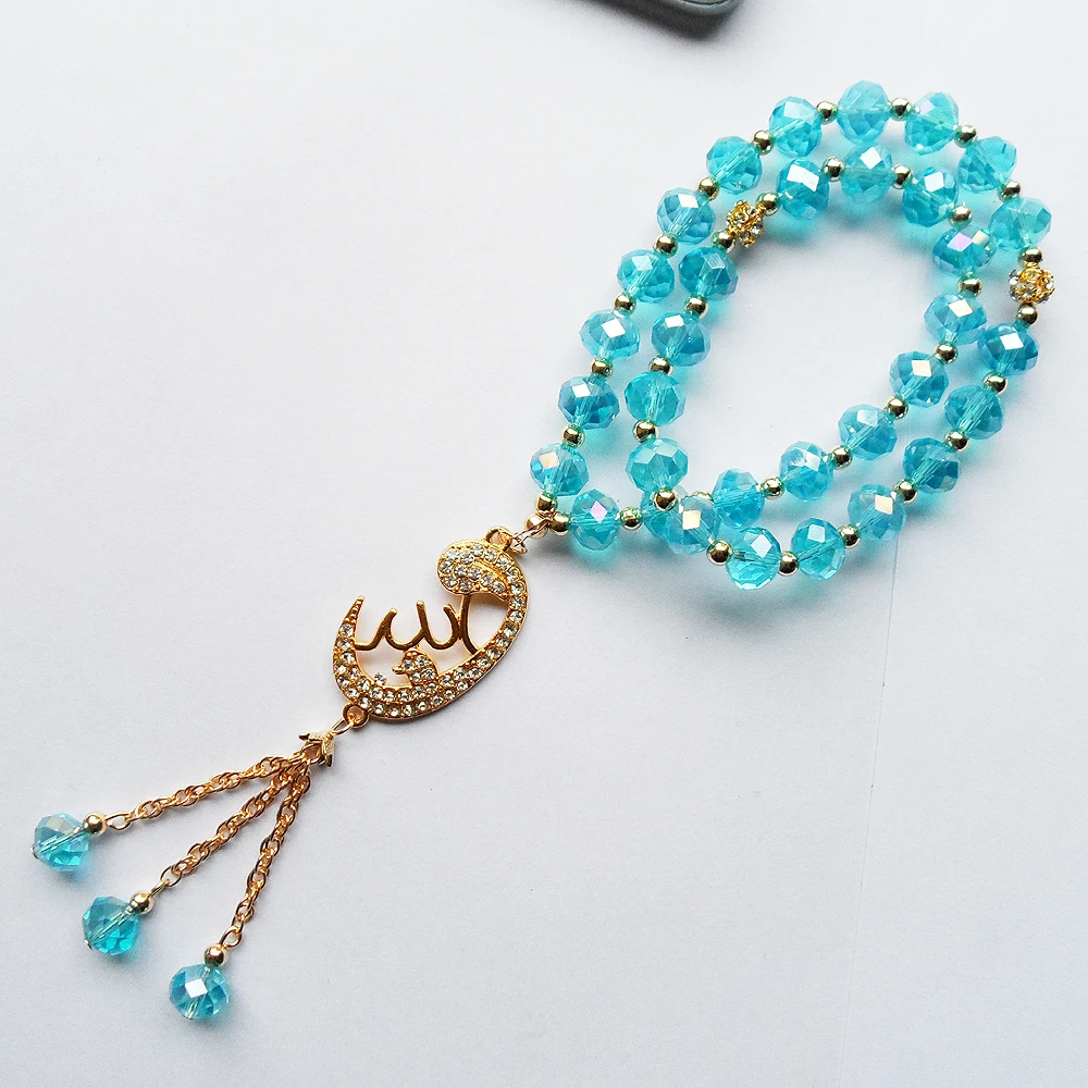 Новый офисный/Карьера Синий Кристалл бусы 2R мохаммедизм браслет ювелирные