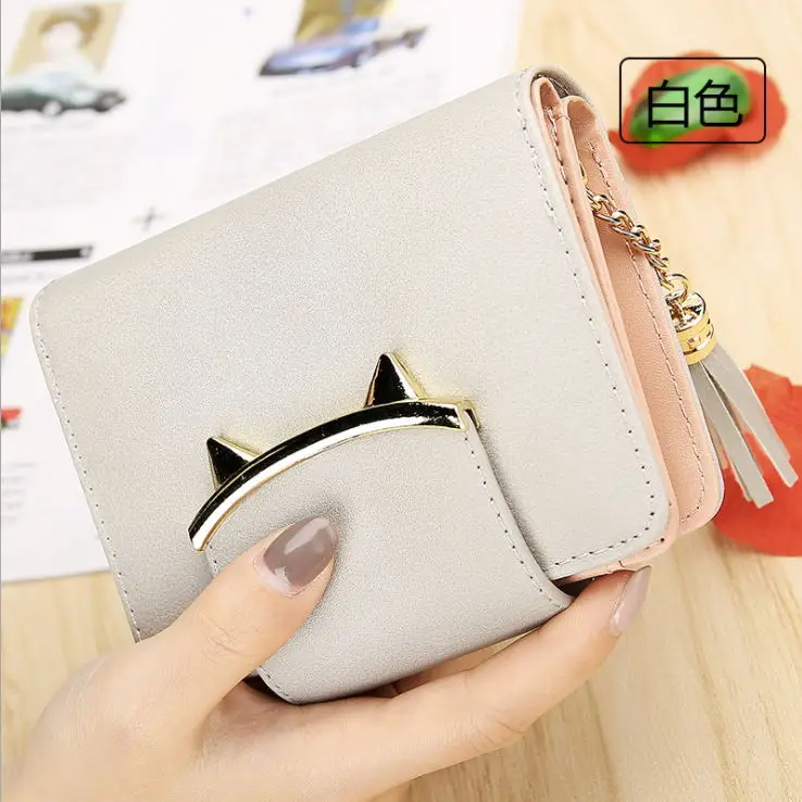 Small Cute Cat For Lady Women Wallet Female Purse Coin Mini Money Bag Kashelek Partmone Portomonee Walet Portmann Vallet Klachi | Багаж и