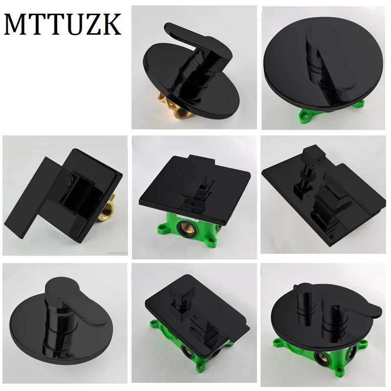 MTTUZK Твердый латунный настенный смешанный водяной клапан 2/3 функция для горячего