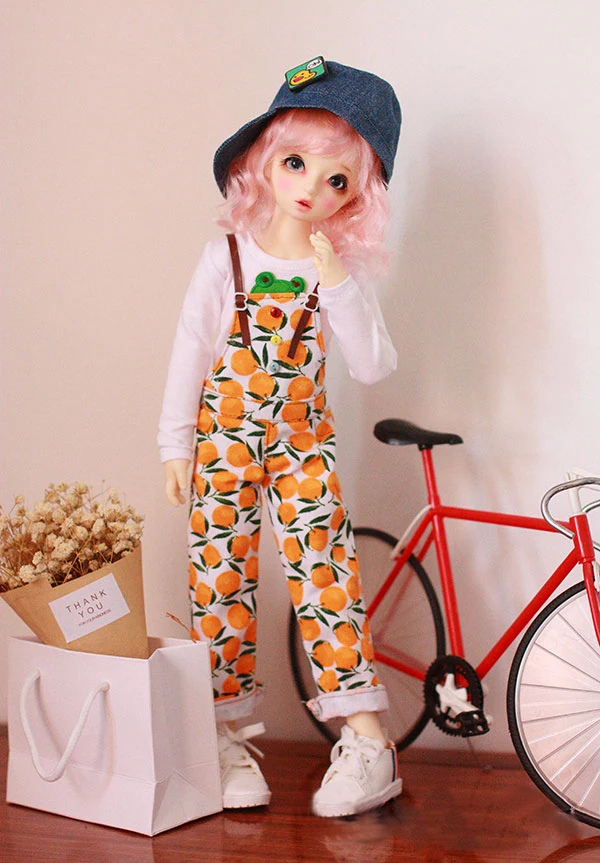 BJD куклы брюки оранжевые ремни брюки для 1/4 1/6 BJD MSD YOSD кукла размер брюки для девочек аксессуары для кукол