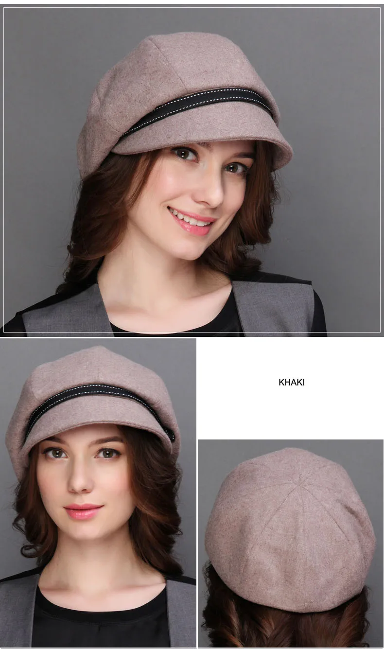 FS, женская шапка, берет, зимняя, шерсть, войлок, береты с полями, Boina, Ретро стиль, женская шапка, французский художник, художник, шапка s, Boinas, классический бант, Casquette