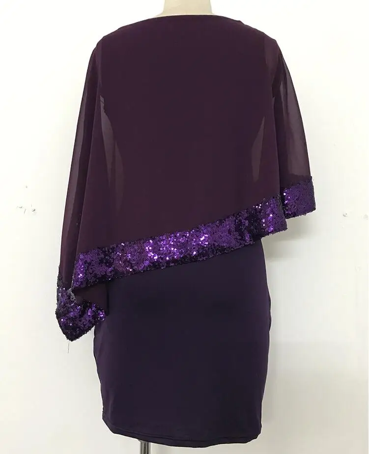 Женское платье модное карандаш с оборками и рукавами крылышками для вечеринки