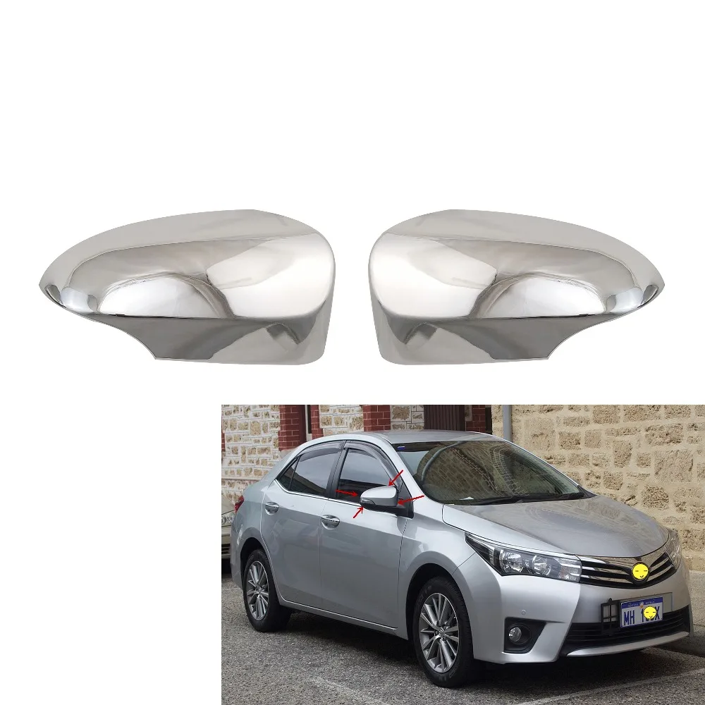 Высококачественная крышка зеркала заднего вида 2013 2017 для Toyota Corolla ALTIS AXIO Aqua Fielder ABS