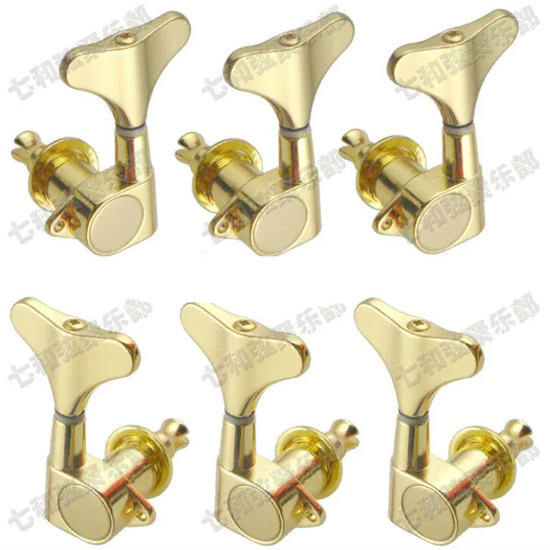 3L3R Золотая электрическая бас гитара Тюнинг колышки машина головки тюнинг ключи