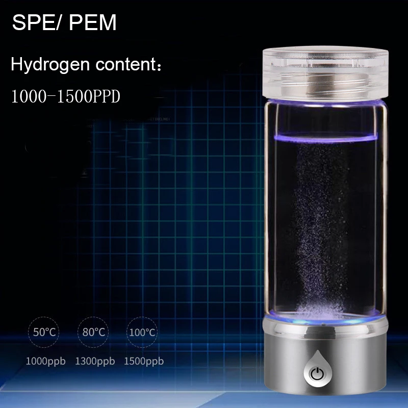 SPE/PEM богатый водородный генератор воды электролизная энергия антиоксидант ORP H2
