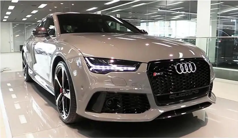 ABS Автомобильный задний бампер для губ, Авто Автомобильный задний диффузор, автомобильные выпускные кончики труб глушитель для Audi A7 S7 RS7