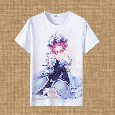 19 Новинка, футболка для проекта TouHou, Hakurei Reimu Kirisame Marisa, аниме, футболка, модные мужские и женские футболки - Цвет: 19