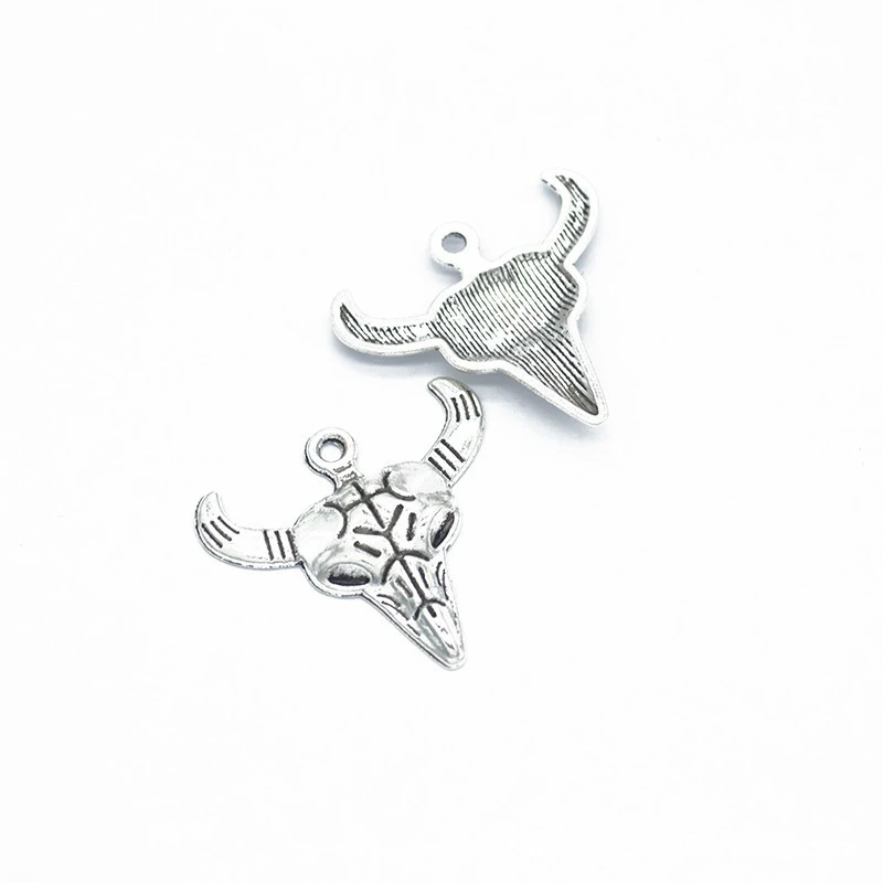 

55pcs Bull Head Charms DIY Jewelry Making Pendant Fit Bracelets Necklaces Earrings Handmade Crafts