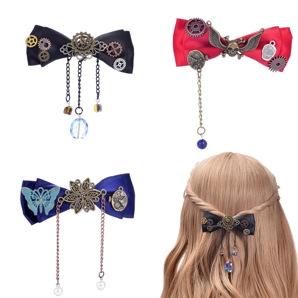 Заколки для волос с бантом девочек и женщин стильные заколки декоративным