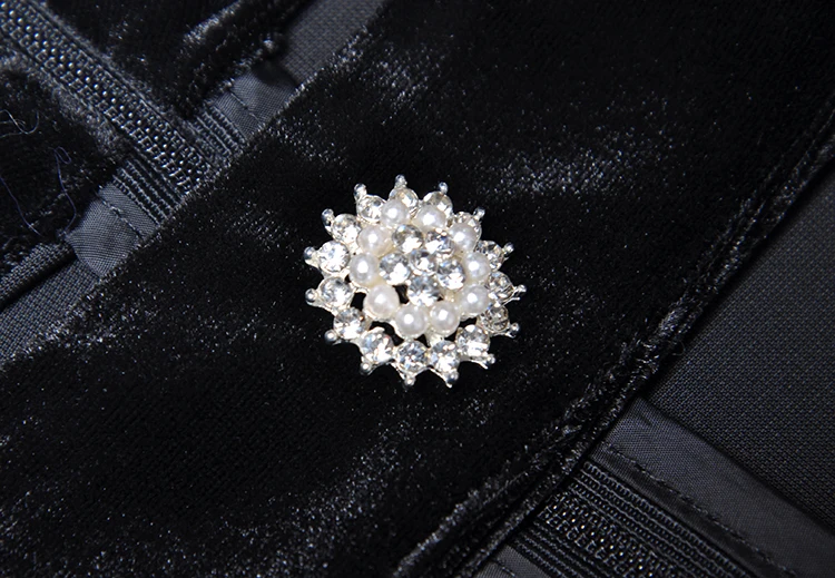 Wreeima вечерние платье г. женские весенние новые О-образным вырезом бархат Лоскутные сетка; с высокой талией Длинные рукава Тонкий Midi нарядное платье элегантный S-XL