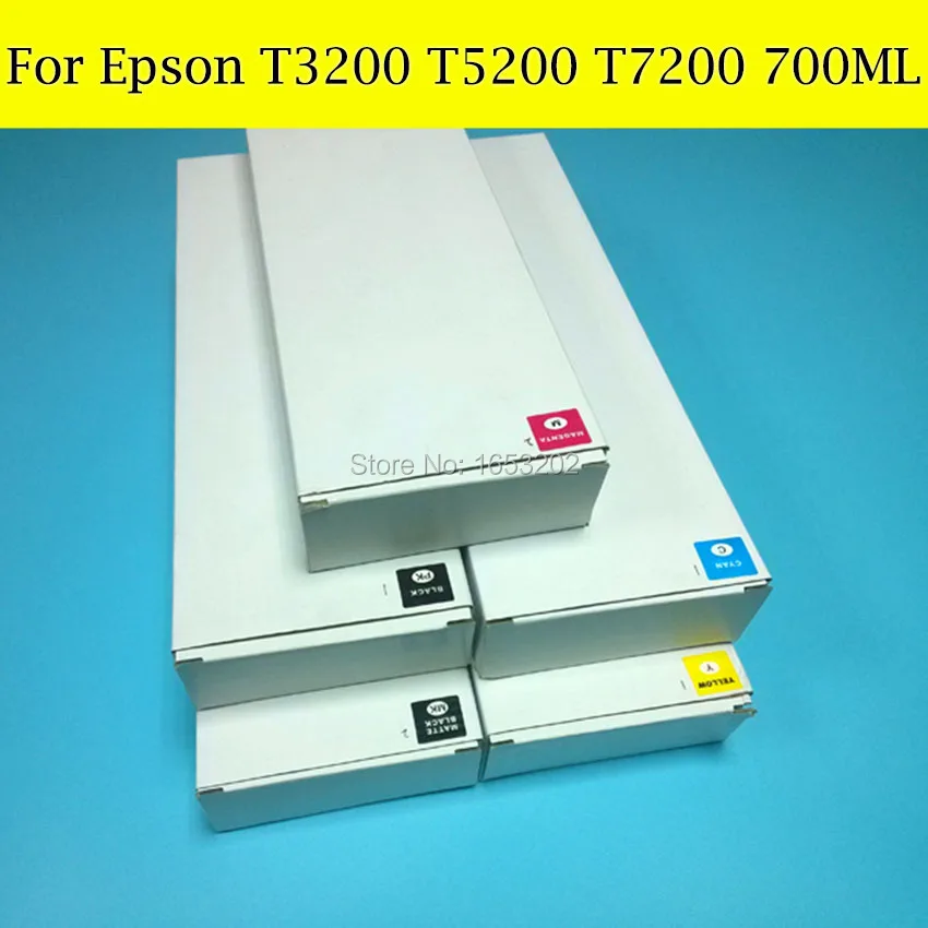 700 мл заправка чернильного картриджа для EPSON T6941 T6945 T694 694 принтера T3200 T7200 T5200|ink