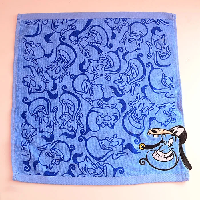 Лидер продаж 100% хлопок Аладдин Синий монстр полотенце для лица лист детский