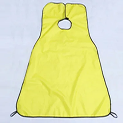 Yellow 2 1 шт. Мужской фартук для бритья бороды человек ванная комната Черный Белый Уход за бородой триммер для волос передник для бритья для мужчин водонепроницаемый очищающий Защита подарок отца - Цвет: Yellow 2