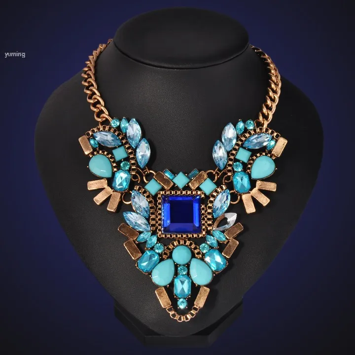 2014 мода коренастый ожерелье колье и подвески заявление украшения для женщин