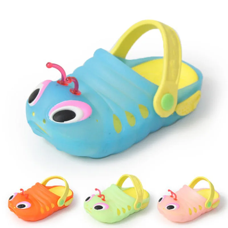 Забавные сандалии с героями мультфильмов для маленьких мальчиков и девочек