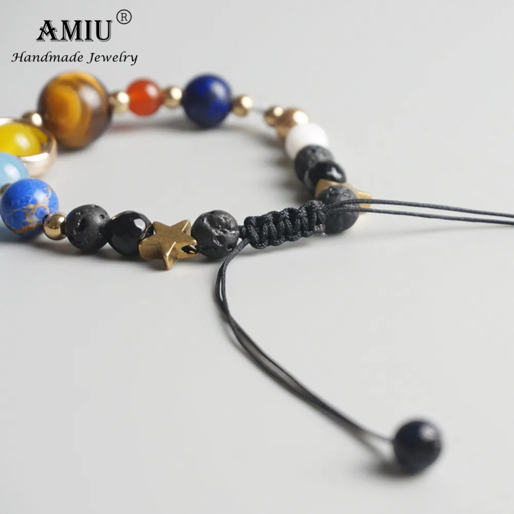 Браслет на запястье с бусинами из натурального камня для женщин и мужчин |