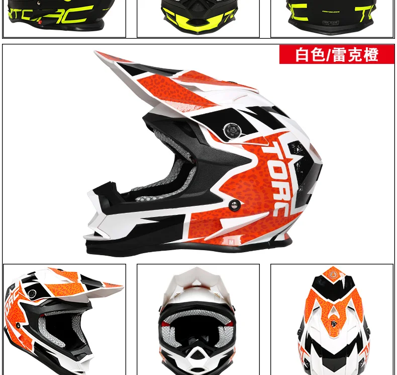 Профессиональный шлем для мотокросса TORC T32 moto rcycle шлем для внедорожников moto Cascos Dirt Bike capacete горный шлем, одобренный ECE
