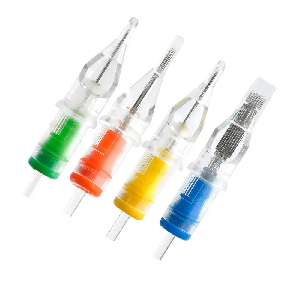 20pc Spark Tattoo Needle Cartridges M1 Weaved Magnum For Permanent Makeup Sterilize Cartridge Machine Supply 12 05M1 07M1 | Красота и