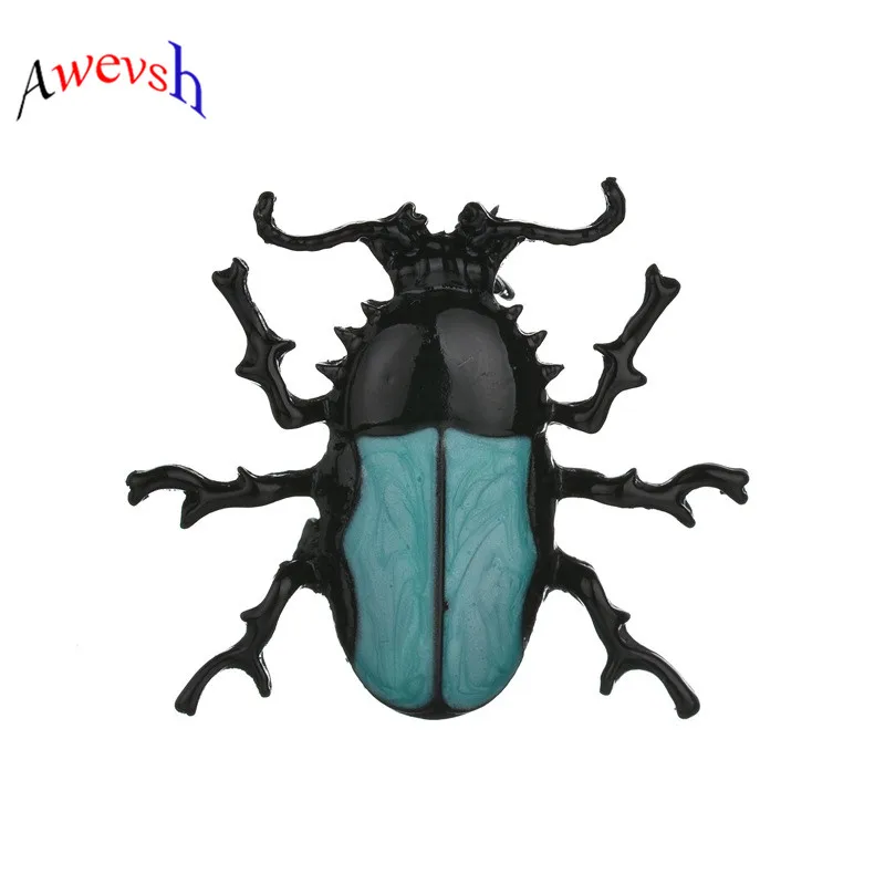 Awevsh vailable Beetle Brooches for Women and Men Shipping Bugs Brooch Pin Fashion Jewelry Good Gift | Украшения и аксессуары