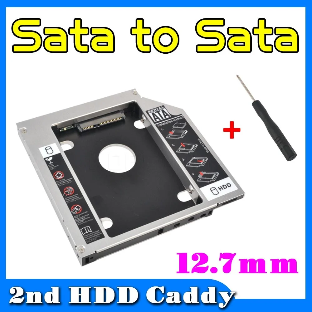 Жесткий диск kebidu SATA 3 0 на Sata 2nd Caddy 12 7 мм SSD HD HDD адаптер для ноутбука Lenovo Thinkpad|ssd hd