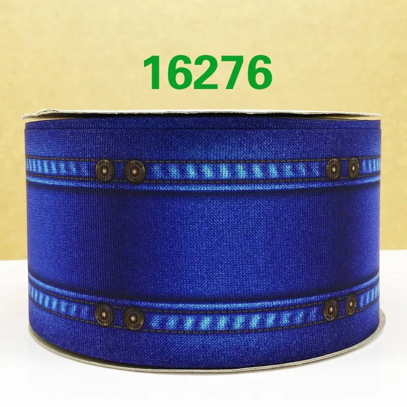 Бесплатная доставка 50 ярдов на размер лента для джинсов с принтом корсажная