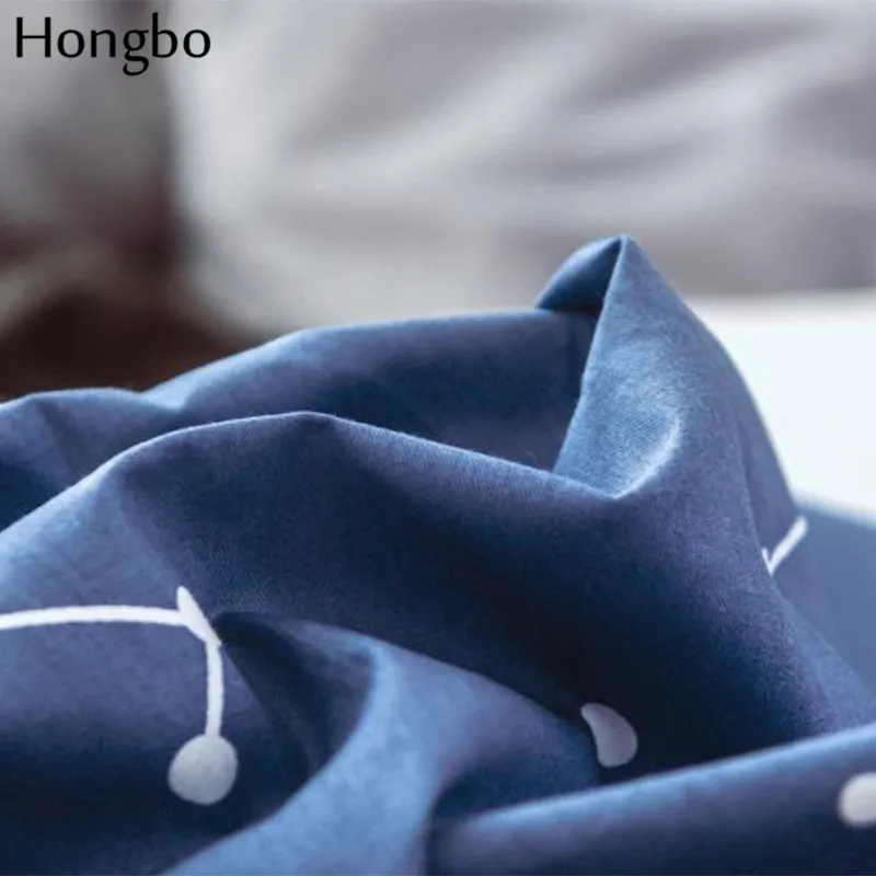 Постельное белье Hongbo AB с созвездиями по бокам и звездами пододеяльник фланелевый